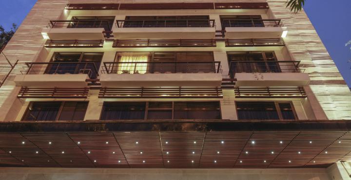 Udman Hotel Panchshila Park Nova Deli Exterior foto